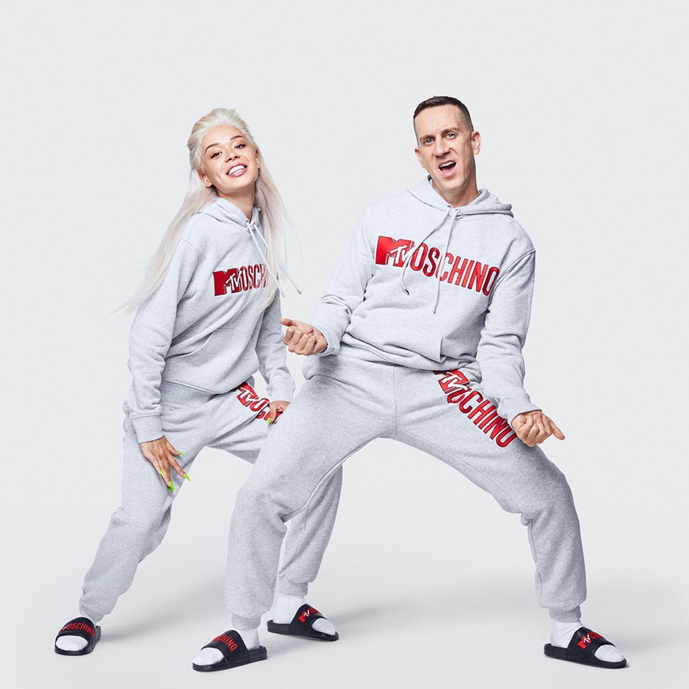 H&M Moschino Appliqué Sweatpants